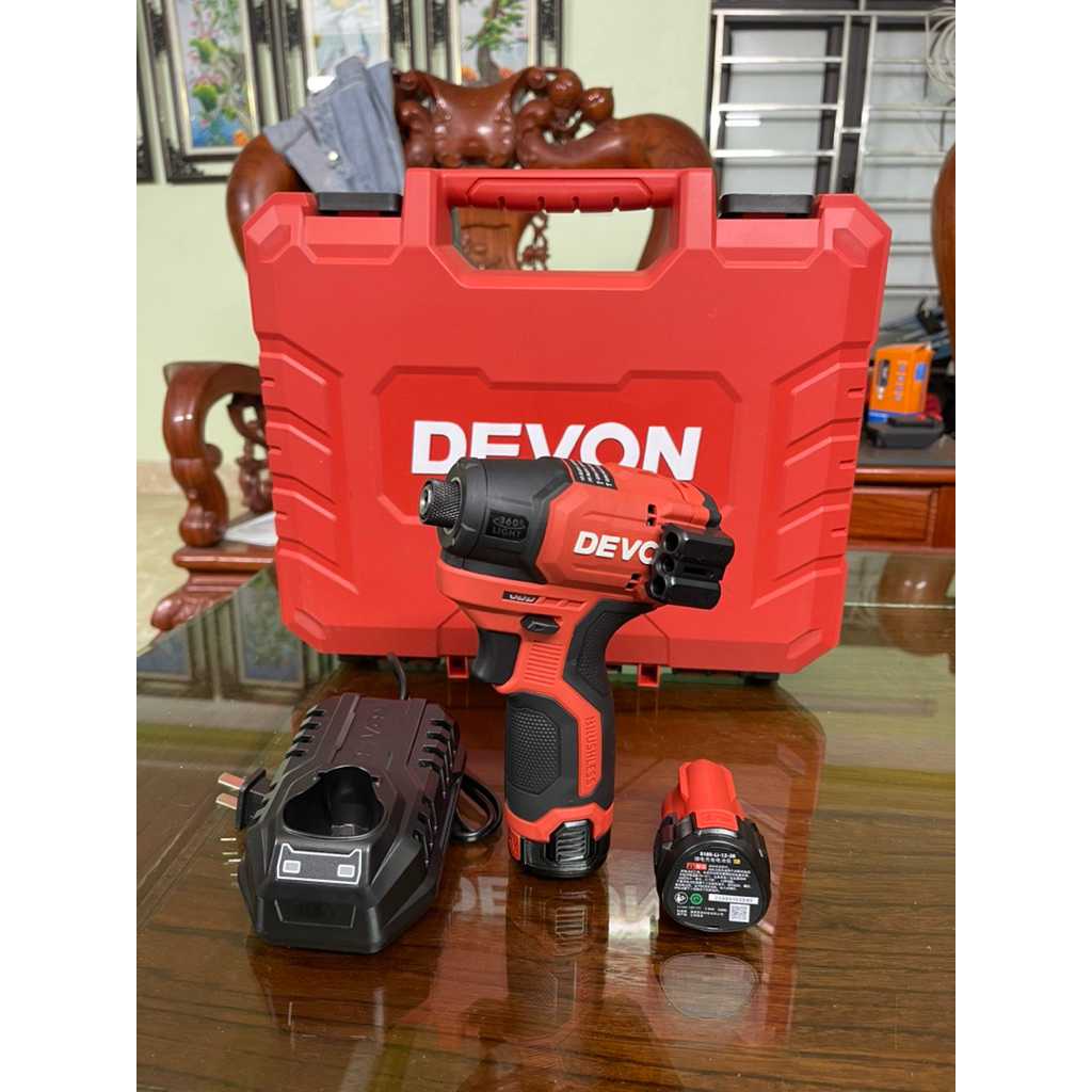 Chuyên vít DEVON 5767Q bản mới pin 2ah cell samsung chính hãng