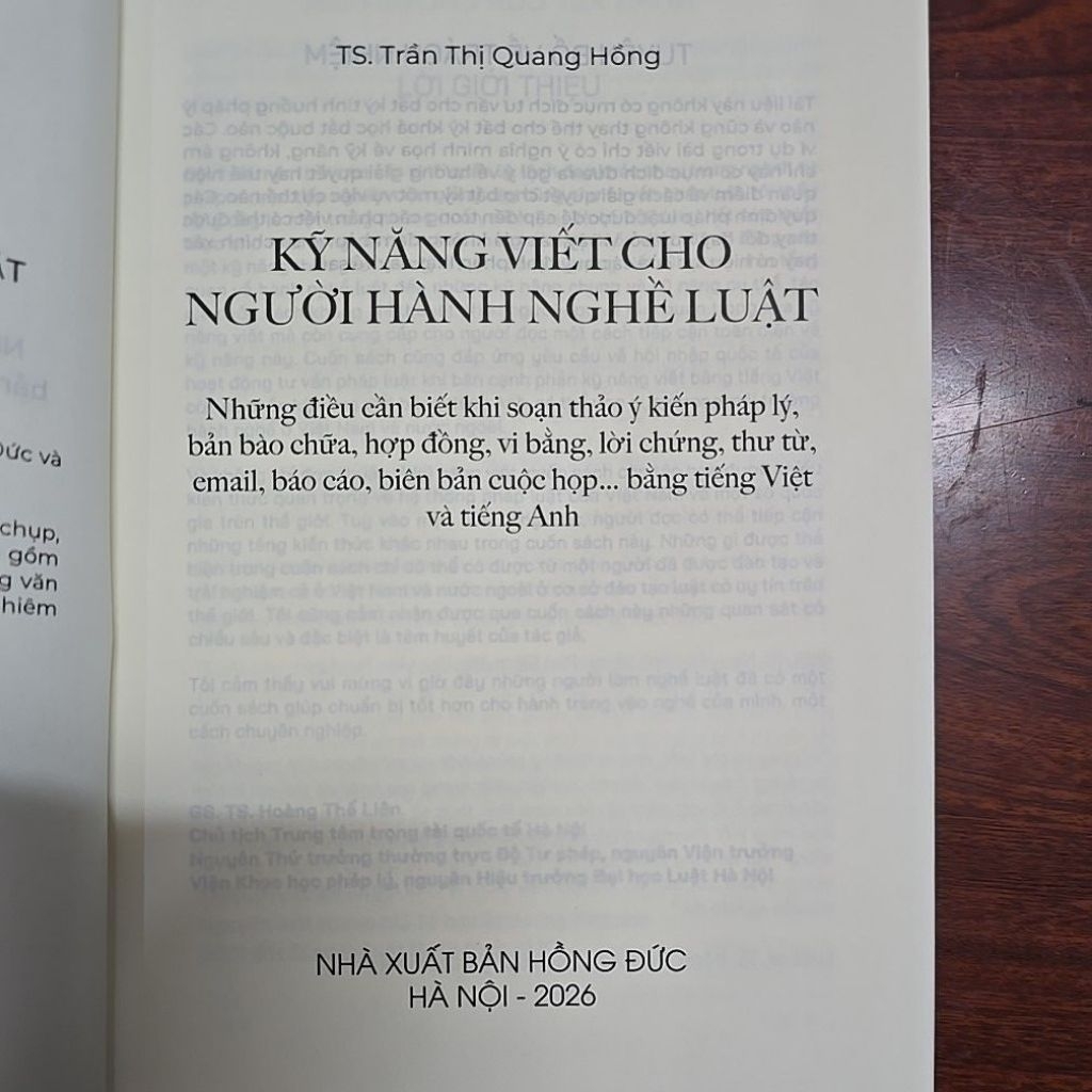 Sách - Kỹ năng viết cho người hành nghề luật (TB lần 2)