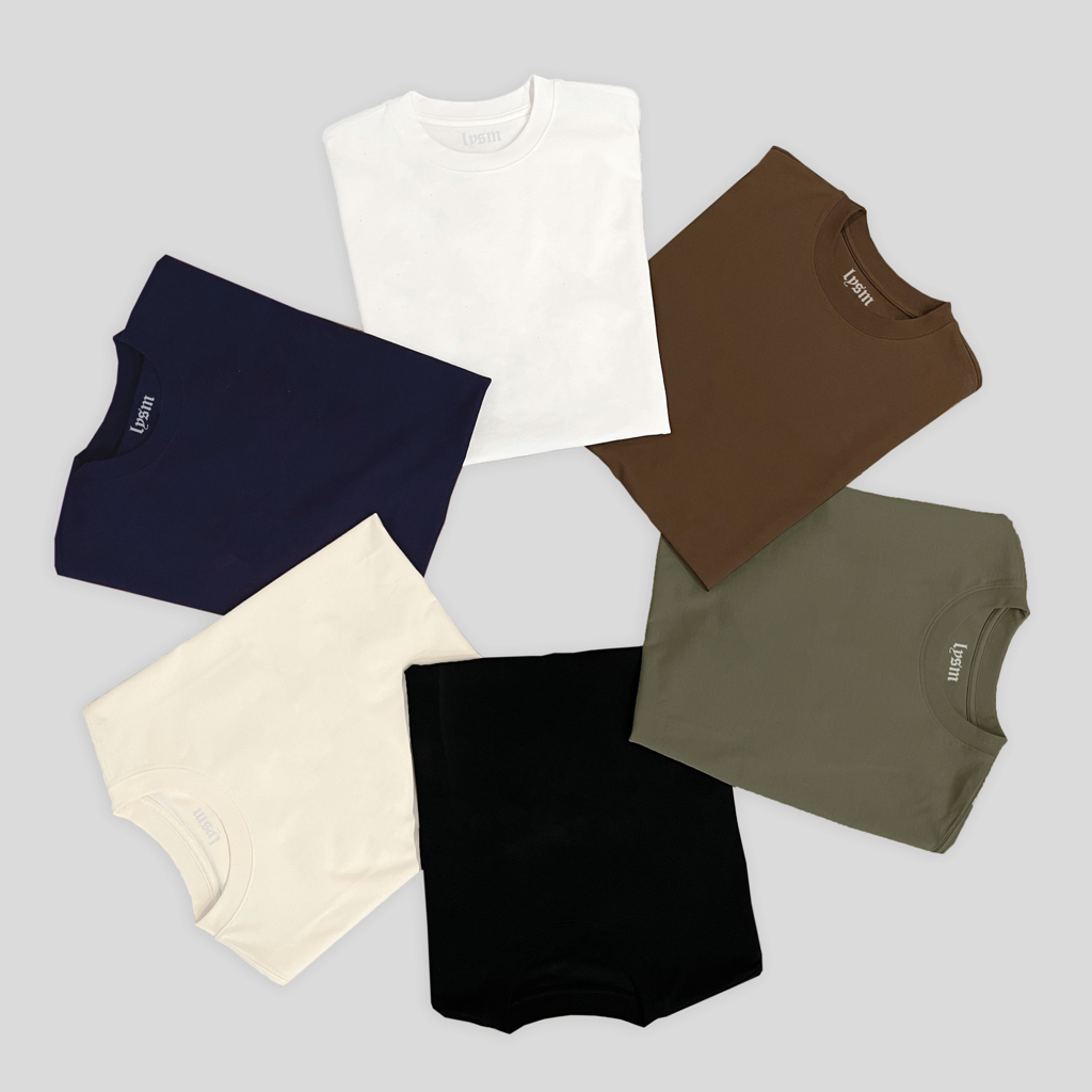 Áo thun trơn LYSM form rộng unisex cao cấp Local Brand | BigBuy360 - bigbuy360.vn