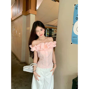 𝑺𝒔𝒖.𝑺𝒕𝒖𝒅𝒊𝒐 ÁO SƠ MI TRỄ VAI BÈO HOA
