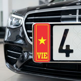 Tem Dán Biển Số Xe Ô Tô VN Đẹp Cao Cấp - Decal Trang Trí Biển Số - Phù hợp KT Biển Dài - Ngắn