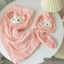 Khăn Tắm Quấn Người Tai Thỏ Dễ Thương – Khăn Tắm Nữ Vải Bông Mềm Mịn Kèm Mũ Đội Đầu