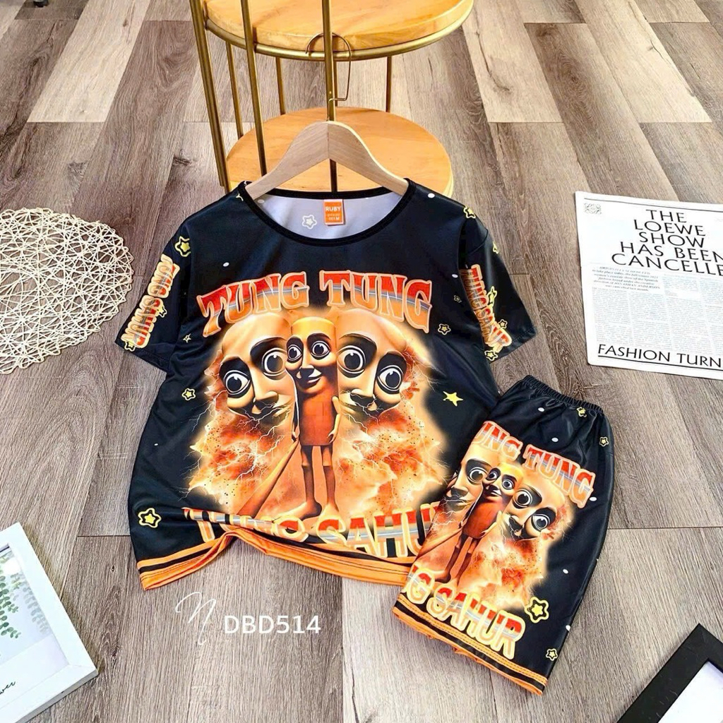 Bộ TUNG TUNG SAHUR 540 hottren đủ size 7-75kg