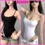 Áo Bodysuit Hai Dây Phối Viền Ren Ôm Body Cá Tính RANSHI Sexy Chất Cotton Mềm Mát - RBS051