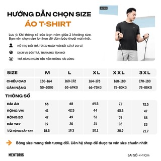 Áo Thun Nam MENTORIS ActiveCool Premium, Co Giãn 4 Chiều, Form Regular Fit Thoáng Mát MTS2602