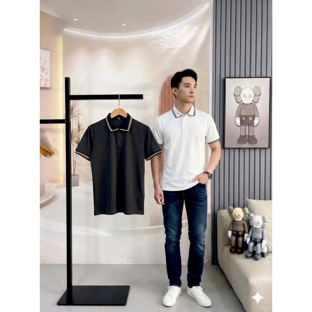 [PLP.9] 45-90kg big size Áo polo nam nữ chạy Viền ngắn tay, thoáng mát, rẻ, bền, đẹp, thời trang