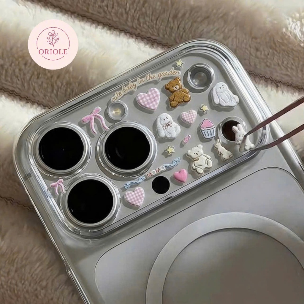 Sticker mini nổi decor siêu xinh – dán cam iPhone, quạt cầm tay, ốp điện thoại, sổ tay, phụ kiện cá nhân