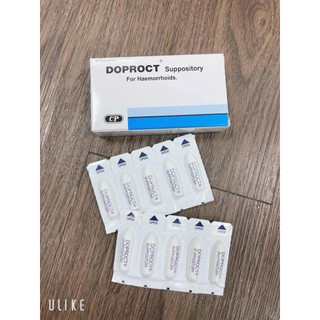 Combo DOPROCT Thái Lan -Kem & Viên đặt  hỗ trợ chăm sóc  vùng  hậu môn
