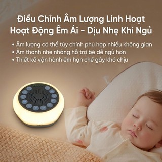 Máy Tạo Tiếng Ồn Trắng Xiaomi JX-507 Ru Bé Ngủ 27 Âm Thanh, Pin Siêu Trâu, Hẹn Giờ Thông Minh