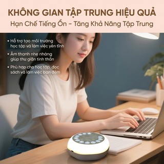 Máy Tạo Tiếng Ồn Trắng Xiaomi JX-507 Ru Bé Ngủ 27 Âm Thanh, Pin Siêu Trâu, Hẹn Giờ Thông Minh