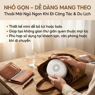 Máy Tạo Tiếng Ồn Trắng Xiaomi JX-507 Ru Bé Ngủ 27 Âm Thanh, Pin Siêu Trâu, Hẹn Giờ Thông Minh