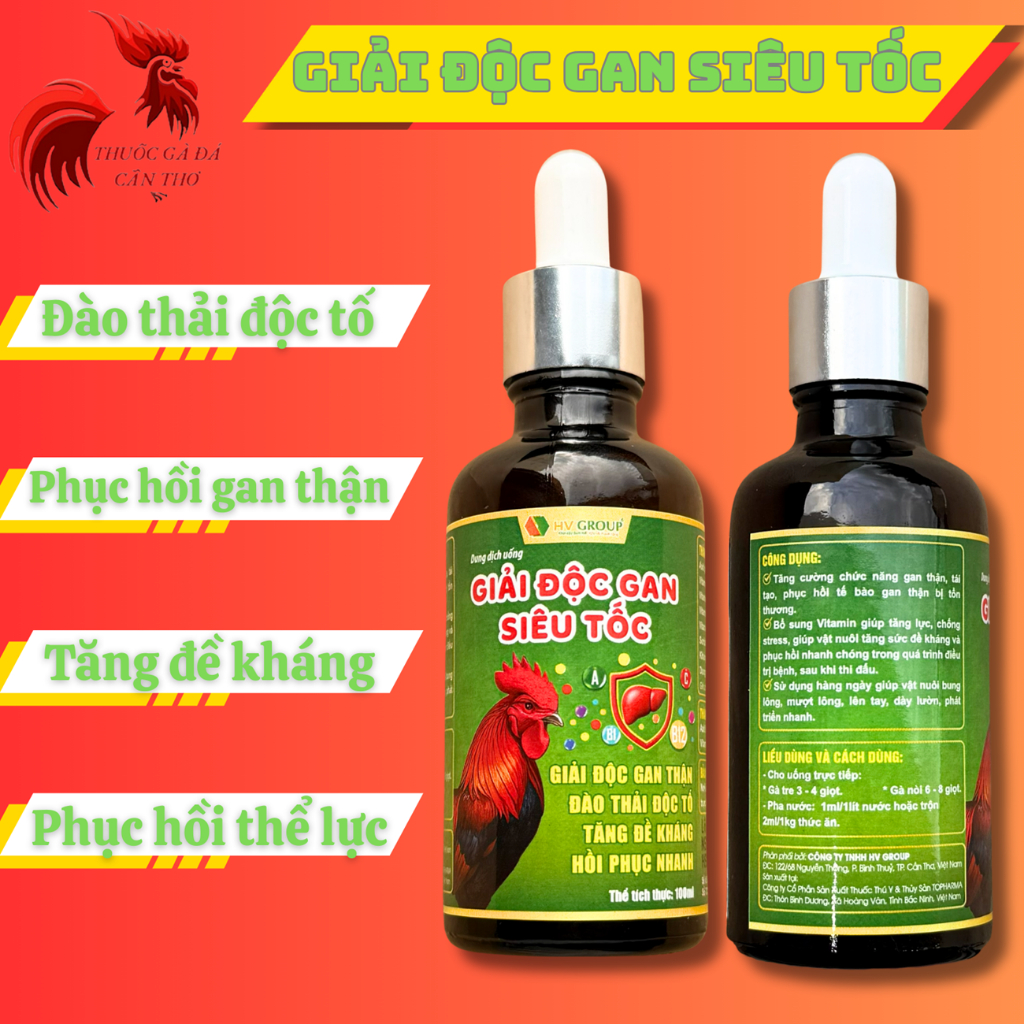 BỔ GAN THẬN gà Công dụng: Bổ thận, mát gan, giải độc, tăng cường sức đề kháng, giảm stress