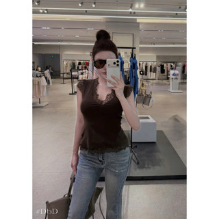 Áo Thun Ren Body Sát Nách Chuẩn Linh Hoàng