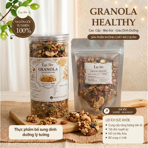 Granola Healthy Giảm Cân - Thành Phần 100% Tự Nhiên, Không Chất Bảo Quản.