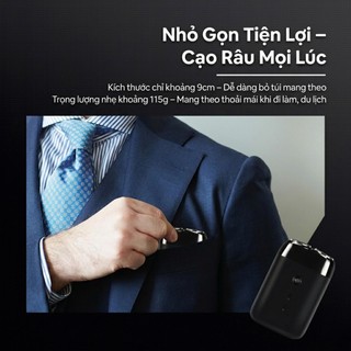 Máy Cạo Râu Xiaomi SID RS215 Chính Hãng – Động Cơ 8W Mạnh Mẽ, Chống Nước IPX7, BH 12 Tháng
