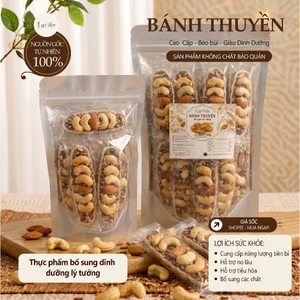 Bánh Thuyền Hạt Dinh Dưỡng - Ít Đường, Eat Clean, Hỗ Trợ Giảm Cân Hiệu Quả