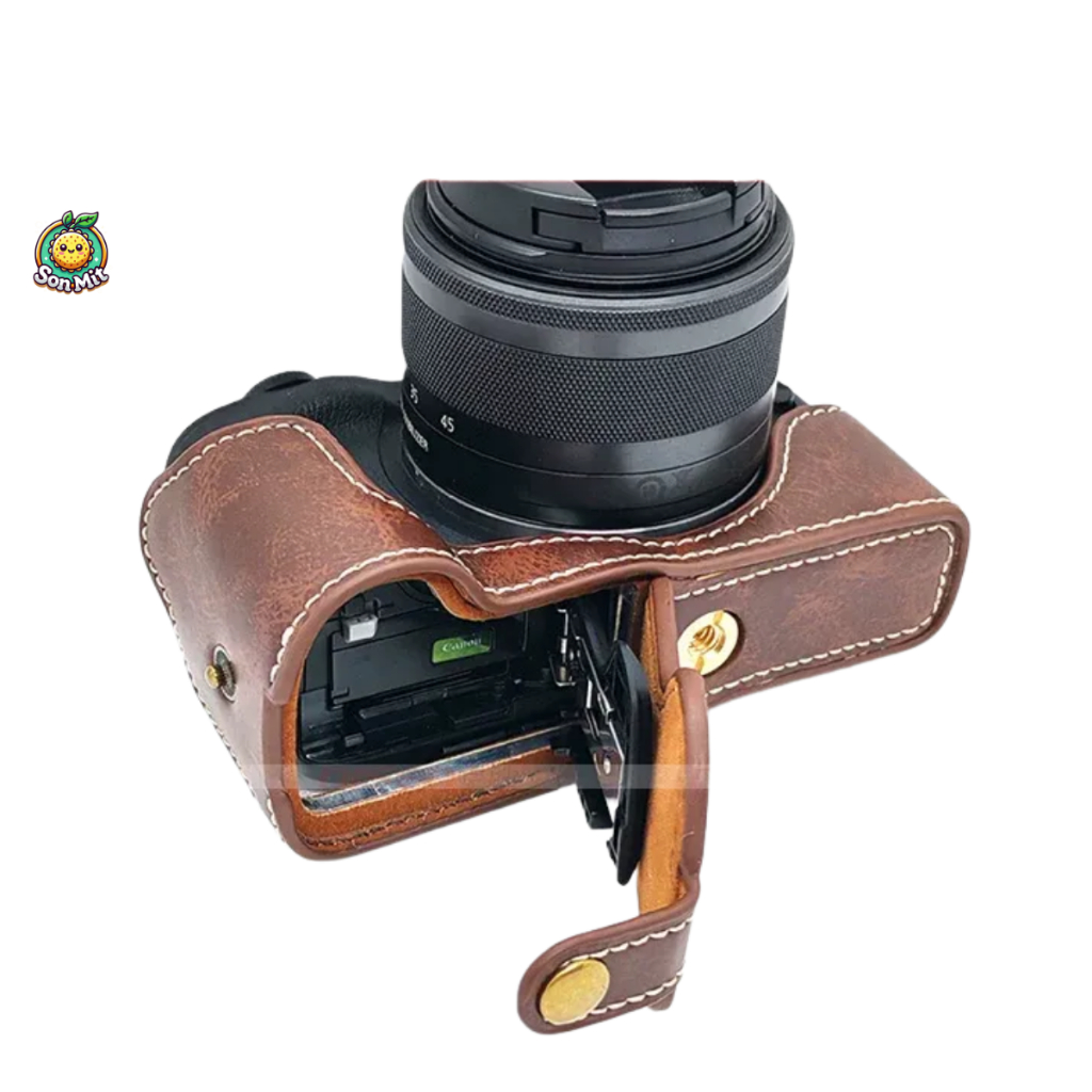 [SẴN] Case bao da máy ảnh Canon EOS M3 nhiều loại