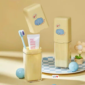 HỘP ĐỰNG BÀN CHẢI KEM ĐÁNH RĂNG KÈM CỐC ĐÁNH RĂNG MANG THEO ĐI DU LỊCH, CÔNG TÁC 2IN1 siêu tiện lợi