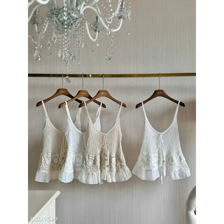 Áo Lưới 2 Dây Đan Hoạ Tiết Chuẩn Linh Hoàng