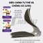 Ghế công thái học gấp gọn JUSTFIT nâng cấp, chỉnh tư thế định hình cột sống, êm ái chống mỏi gù lưng