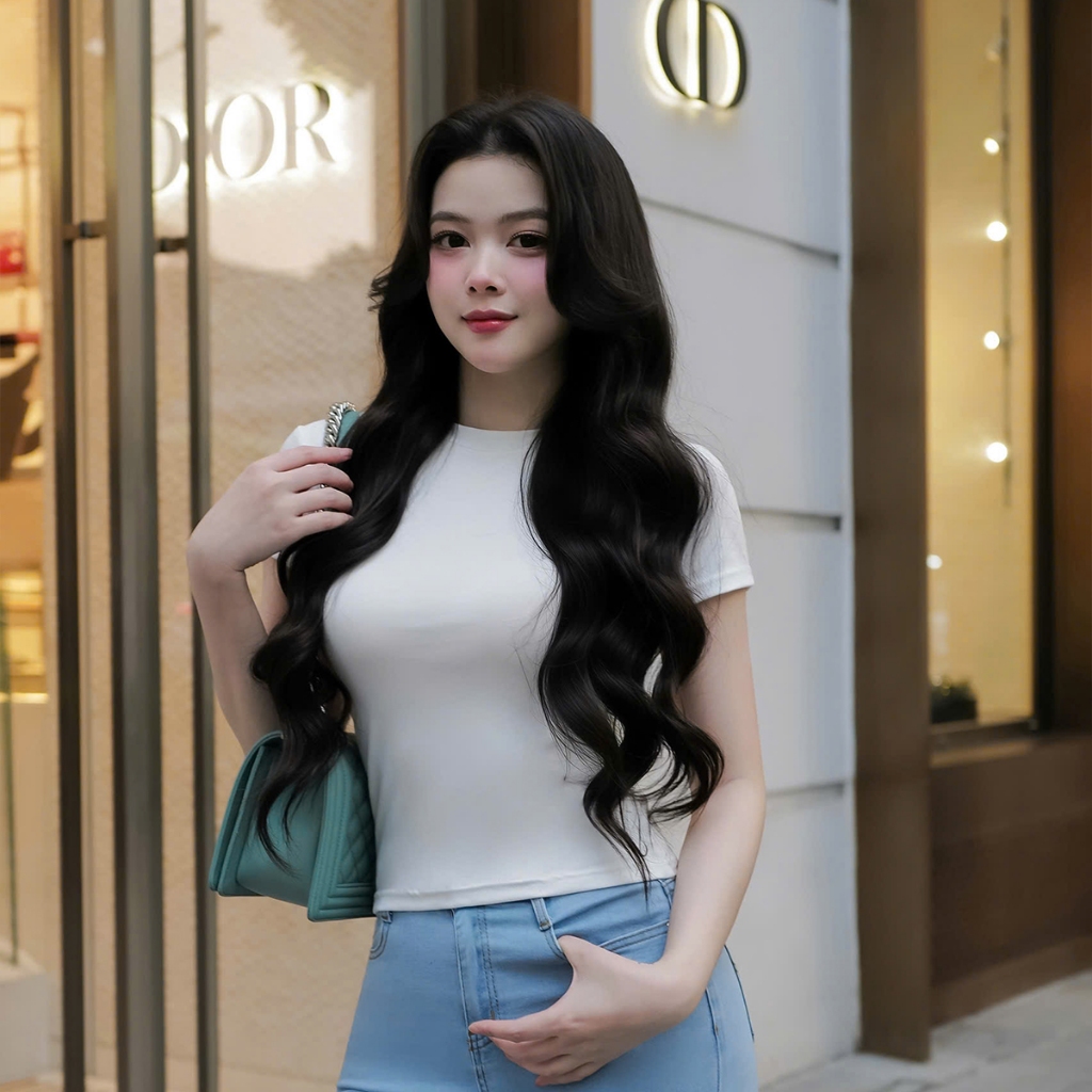 Áo Thun Body Nữ Basic Tay Ngắn Tôn Dáng Vải Cotton Co Giãn | BASIC BABE