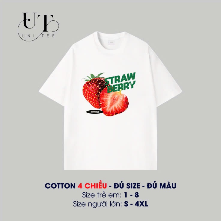 (Có size trẻ em) Áo thun Unisex mùa hè, áo thun du lịch, áo đi biển, năng động cho Nam Nữ, Gia Đình - Uni Tee I U113