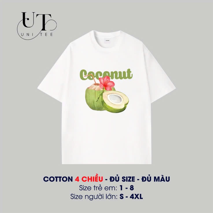 (Có size trẻ em) Áo thun Unisex mùa hè, áo thun du lịch, áo đi biển, năng động cho Nam Nữ, Gia Đình - Uni Tee I U113