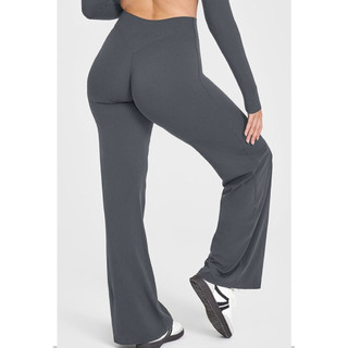 Quần Suông Quần Loe Tập Thể Thao Gym, Yoga Nữ Chất LuLu Cao Cấp Chống Lộ V Co Giãn Thấm Hút Tốt (339ql)
