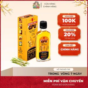 Dầu Gừng Sả Xoa Bóp & Mát Xa GPU Minyak Urut 60ml