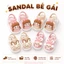 Dép Sandal Quai Hậu Nơ Công Chúa Cho Bé Gái 0-2 Tuổi ShinHome – Dép Mềm Êm Chống Trượt