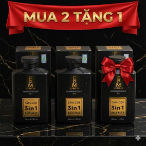 Sữa Tắm Gội Rửa Mặt 3in1 Emperman Gold Hương Nước Hoa Cao Cấp Ngừa Mụn Lưng Lưu Hương Cở Thể QuyếnRũ