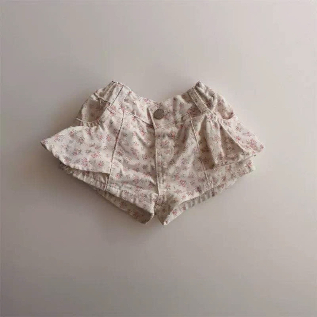 (Order) Quần jean soooc mềm đứng form dáng xoè váy phong cách Hàn Quốc dành cho bé gái 10-25kg