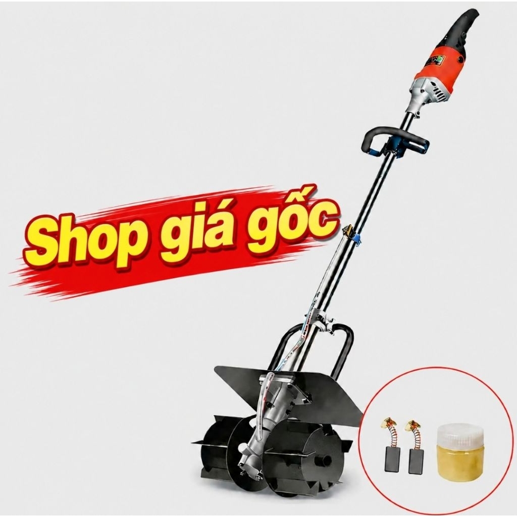 Máy đảo vữa cầm tay 4980W – Máy trộn vữa , trộn hồ 6 cấp tốc độ.Trộn nhanh, đều, không vón, dùng cho thợ xây, thợ ốp lát