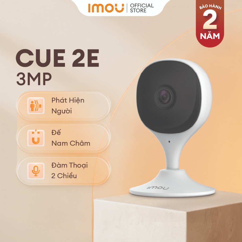 Camera Wifi trong nhà Imou Cue 2E I IPC-C32SP I Đế nam châm I Phát hiện con người I Bảo hành 2 năm - 1