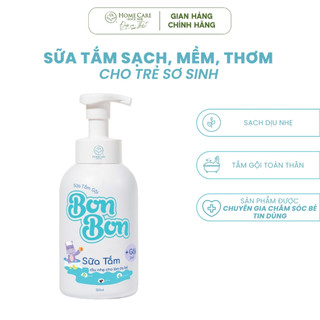 2 Sữa Tắm Gội KHÔNG CHỨA SULFAT Dịu da Chàm sữa, Hăm Cho Bé Bon Bon Sạch Dịu Nhẹ, Ít Bọt.