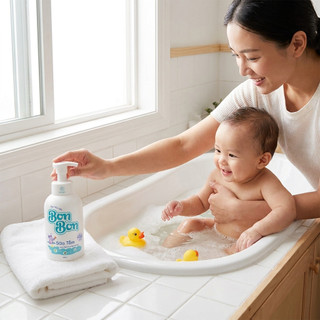 Sữa Tắm Gội 2in1 Cho Bé - Giảm Chàm Sữa, Hăm Da THUẦN CHAY, KHÔNG Chứa Gốc Sulfate Dịu Nhẹ, Ít Bọt