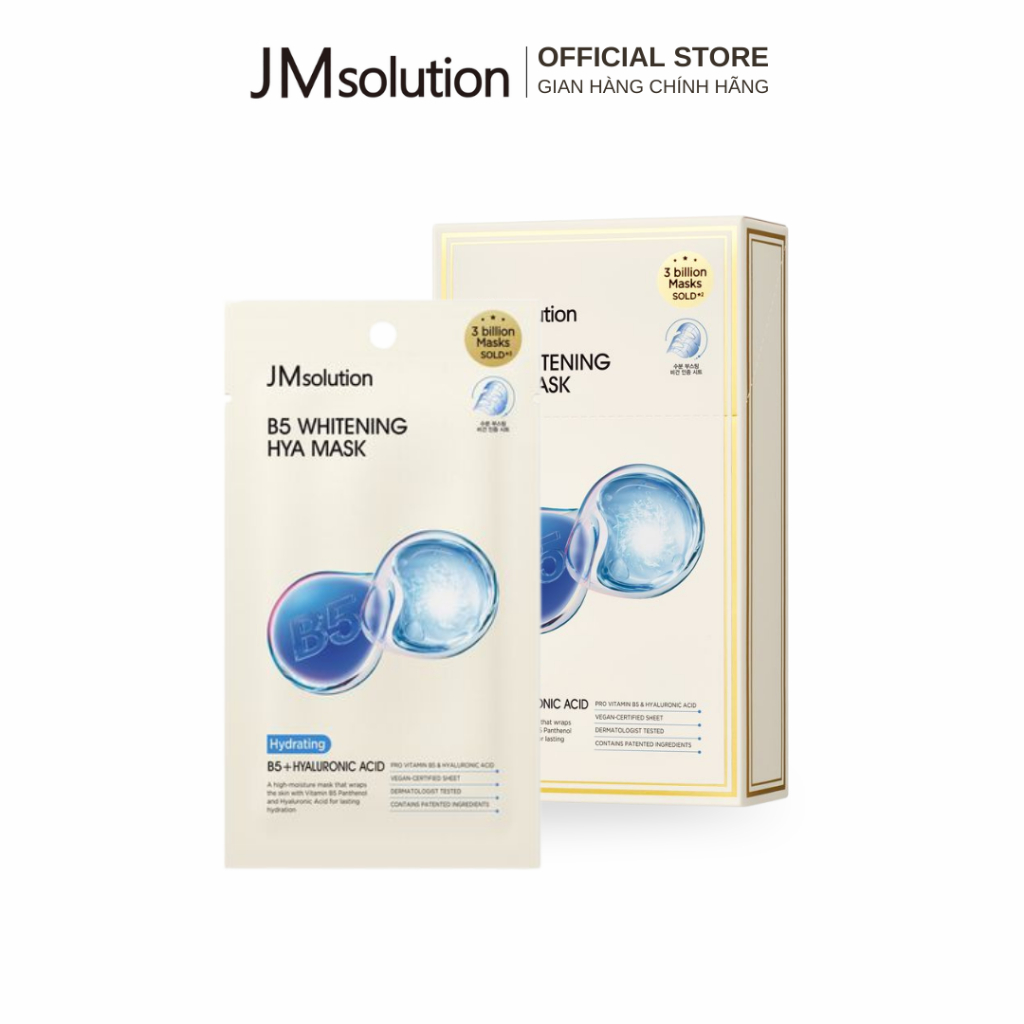 Combo 20 Miếng Mặt Nạ B5 Whitening Mask Chính Hãng - 5 Phiên Bản Cho Da (25g x 20)