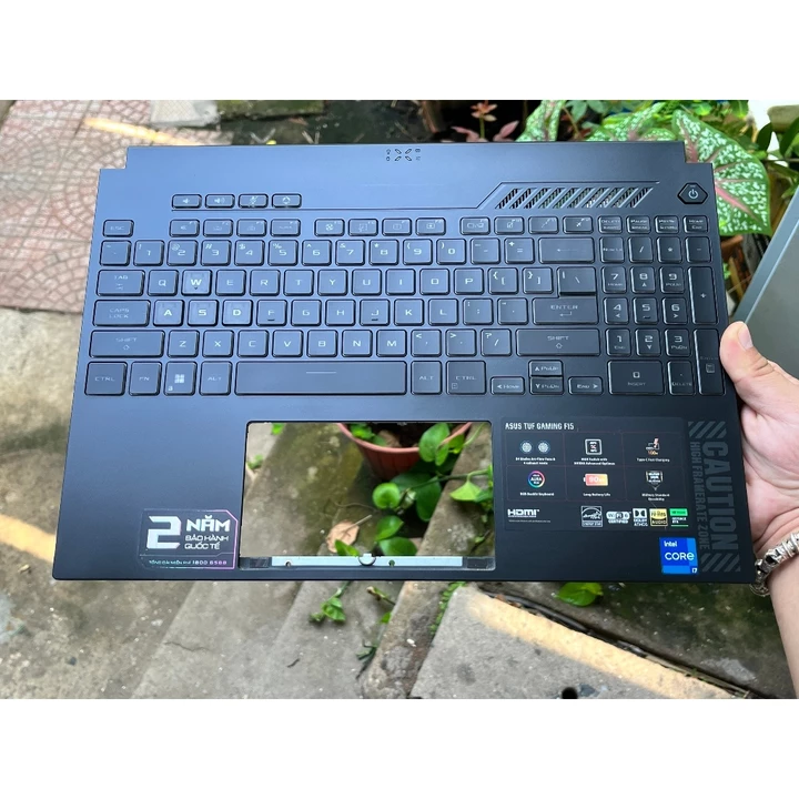 Bán vỏ Laptop ASUS TUF Gaming F15 FX507 FA507 FX507ZI FX507ZV FX507VV FX507VU - Keng như mới mặt C Phím LED ,Hàng cũ zin