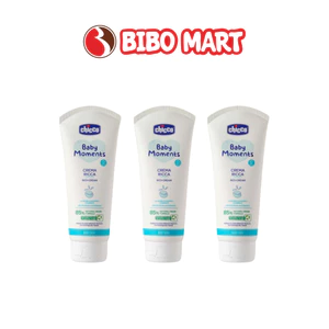 Kem Dưỡng Ẩm Chicco Kem Dưỡng Vitamin E Omega Dịu Nhẹ An Toàn Cho Da Bé - Bibo Mart