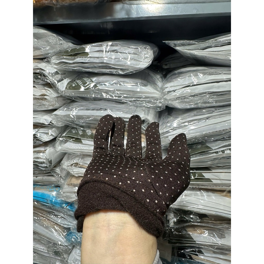 Bao tay nỉ lót lông chống nắng form ôm tay