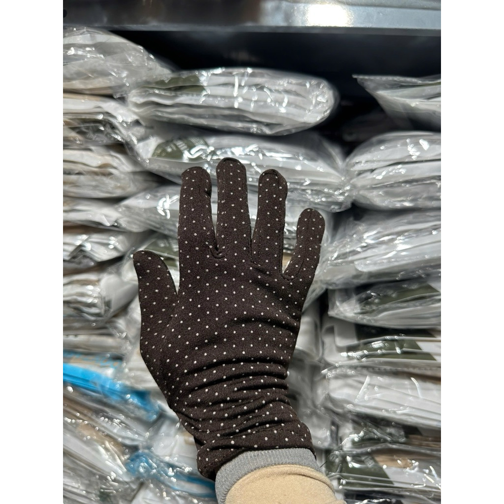 Bao tay nỉ lót lông chống nắng form ôm tay