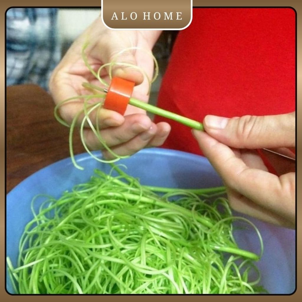 Dụng Cụ Chẻ Rau Muống ALO HOME Dao Chẻ Rau Muống Mini Cầm Tay Tạo Sợi Nhanh Gọn Tiện Lợi