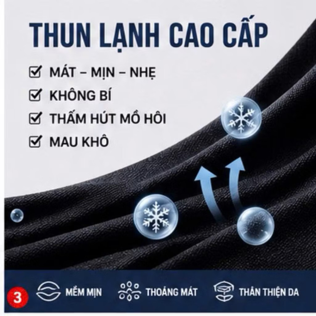 [Giá sốc]Combo Quần sịp đùi nam KC1 chất liệu thun lạnh cạp dệt cao cấp thoáng mát