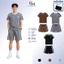 Set đồ Nam vải cá sấu Cao Cấp Thấm Hút Mồ Hôi, Logo Thêu Trẻ Trung, Form Rộng BHN80