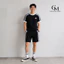 Set đồ Nam vải cá sấu Cao Cấp Thấm Hút Mồ Hôi, Logo Thêu Trẻ Trung, Form Rộng BHN80