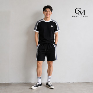 [ Mua 2 tặng 1] Set đồ Nam vải cá sấu Cao Cấp Thấm Hút Mồ Hôi, Logo Thêu Trẻ Trung, Form Rộng BHN80