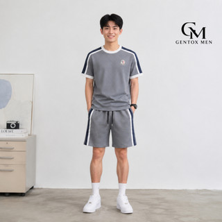 [ Mua 2 tặng 1] Set đồ Nam vải cá sấu Cao Cấp Thấm Hút Mồ Hôi, Logo Thêu Trẻ Trung, Form Rộng BHN80