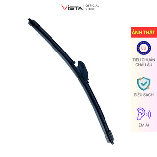 Gạt Mưa Vista Thân Mềm Cao Cấp - Ecoflat - Tiêu Chuẩn Cho Xe Ô Tô Peugeot 2008 - Lưỡi Silicon - Tiêu Chuẩn Châu Âu