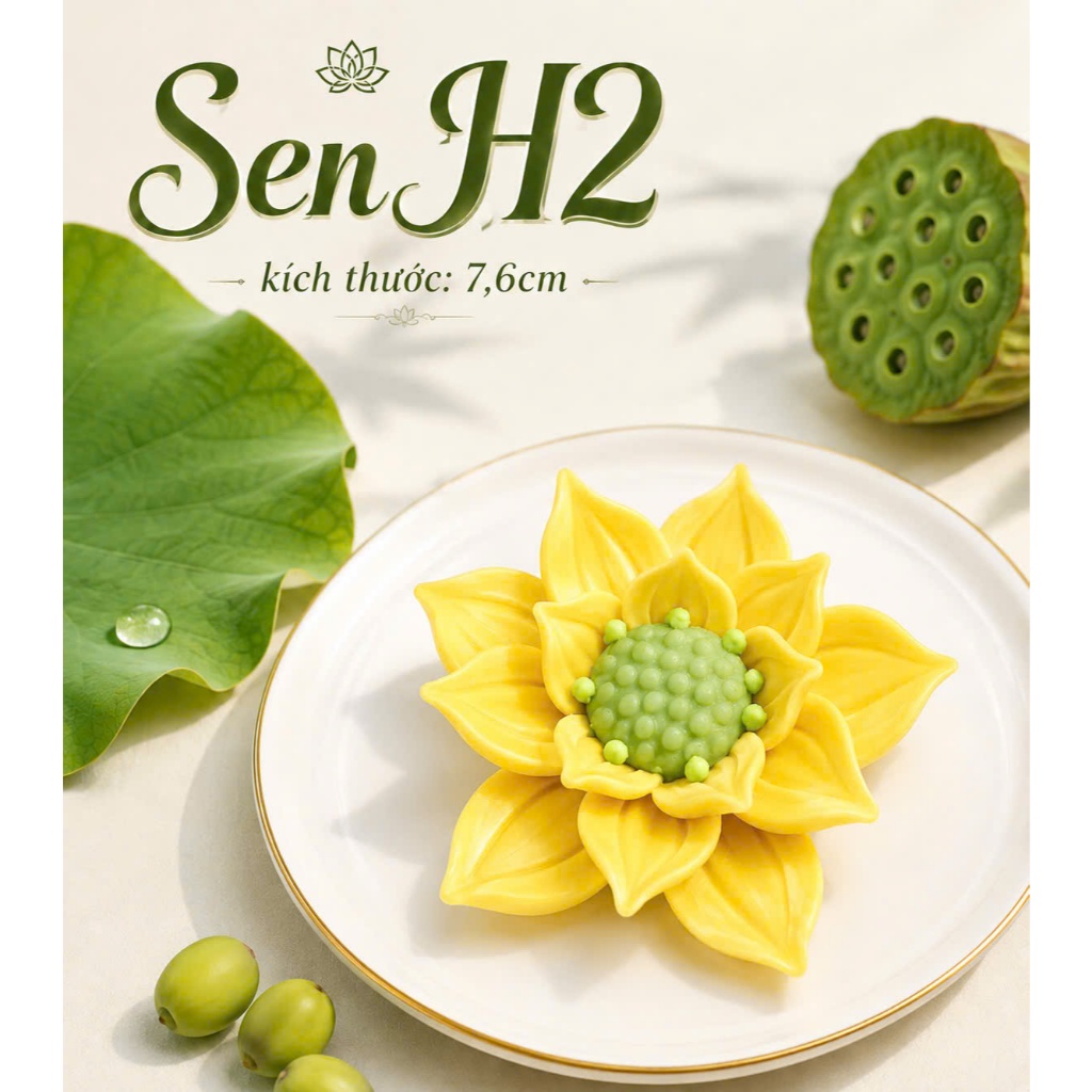 Khuôn silicon Hoa Sen H2
