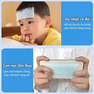 COMBO20/40/60 Miếng dán hạ nhiệt cơ thể - Làm mát sâu, thoải mái đến 8 giờ - Nhiệt độ thấp nhất 20°C - 20 miếng/gói